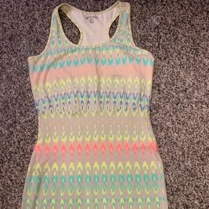 Patterned tank dress